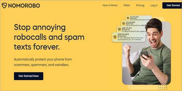 Spam call blocker for smartphones